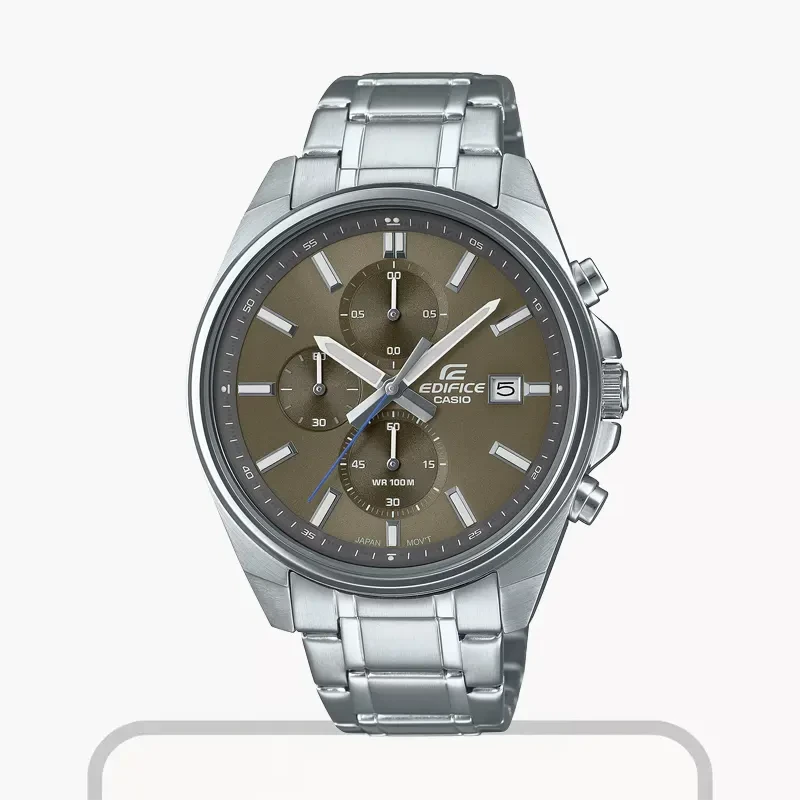 Casio Edifice Brownish Grey Dial Men's Watch- EFV-610D-5CV